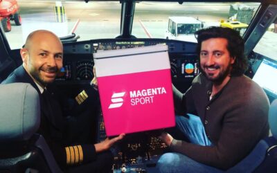 Patrick Ehelechner bringt seine Kühlbox nach Bremerhaven