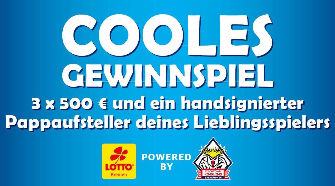 „Cooles“ Gewinnspiel von Lotto Bremen und den Pinguins