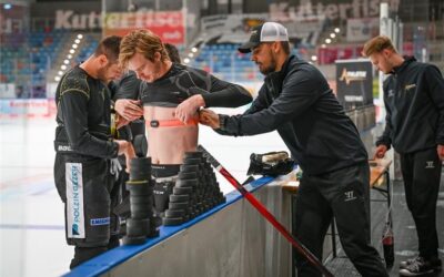 Pinguins-Spieler testen ihre Fitness