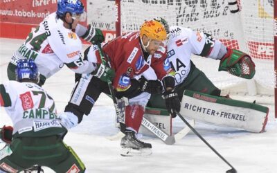 Pinguins siegen im Elf-Tore-Festival