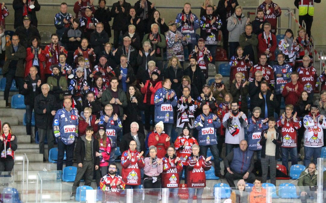 Heimspiele der Pinguins ab sofort wieder mit Gästefans erlaubt