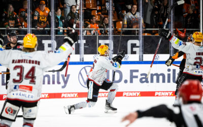 Pinguins gewinnen Spektakel in Wolfsburg