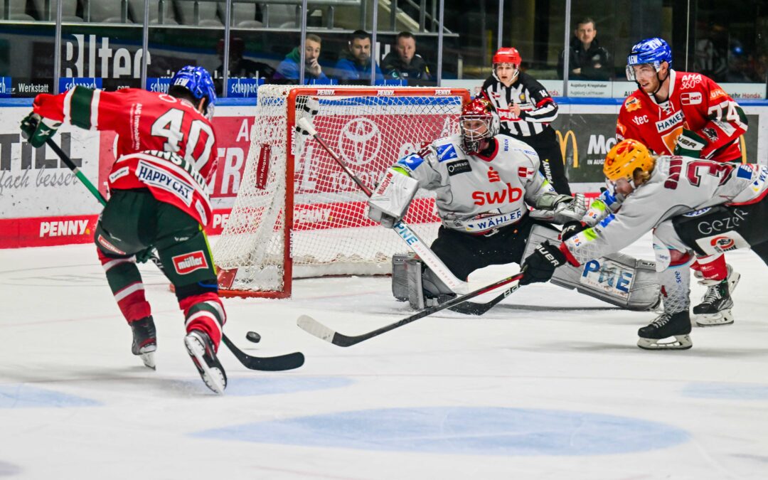 Shutout für Brandon Maxwell – 4:0 Sieg in Augsburg