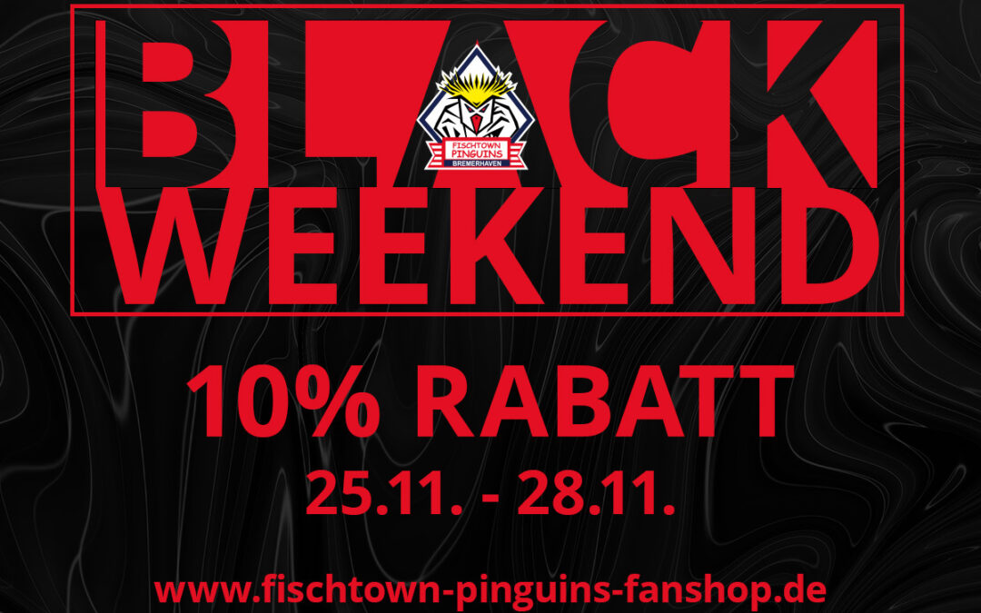 Black Weekend Sale im Onlineshop