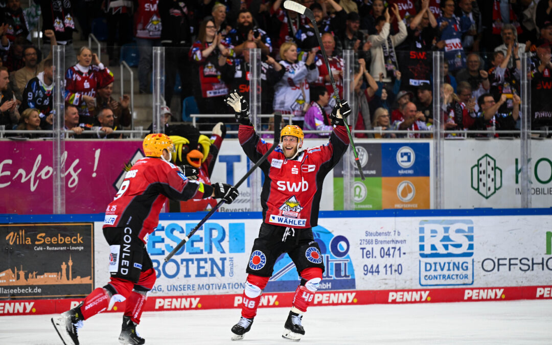4:1 gegen Wolfsburg – Pinguins starten mit einem Sieg in die neue Saison